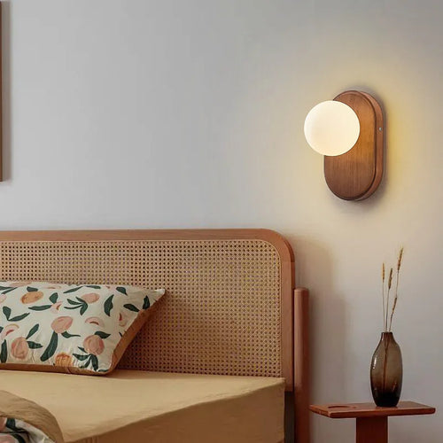 Glass Wall Lamps for Bedroom Bedside Hotel Sconce Light Fixtures Bathroom Background Living Room Decoration Modern Stone Lights
